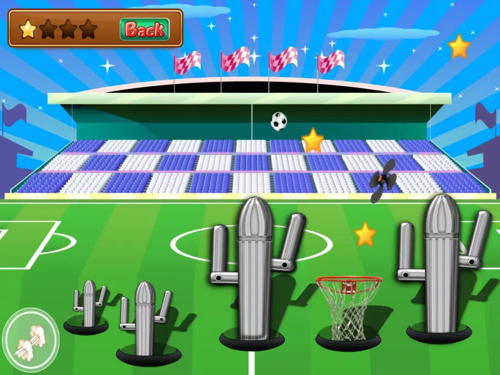 A Soccer Physics Bubble Game FREE - Fun Fizz Goal Escape iPad Screenshots