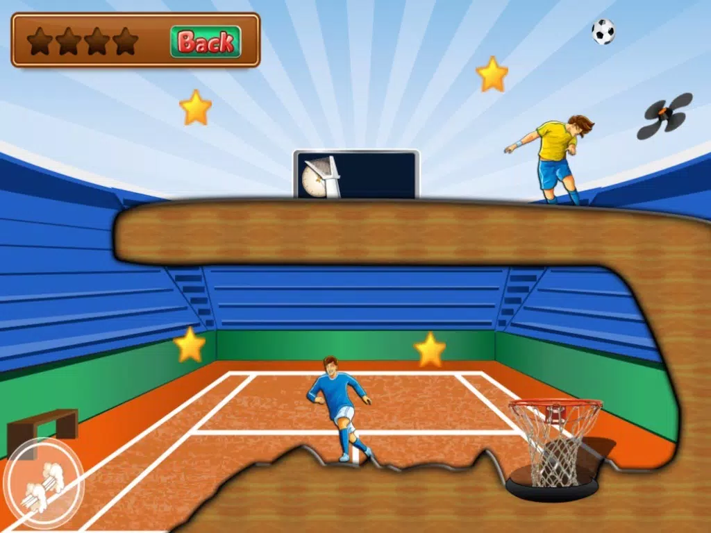A Soccer Physics Bubble Game FREE - Fun Fizz Goal Escape iPad Screenshots