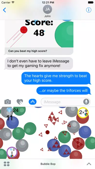 Capturas de tela do Bubble Bop - Arcade Game for iMessage