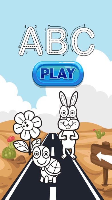 Captures d'écran de ABC Trace And Phonics Coloring Books : English Learning Free For Kids And Toddlers!