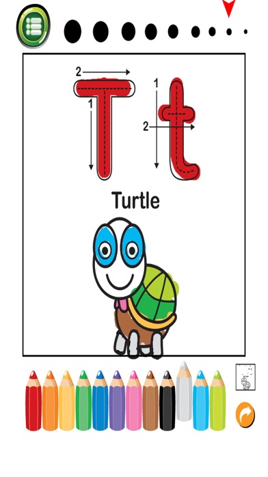 Captures d'écran de ABC Trace And Phonics Coloring Books : English Learning Free For Kids And Toddlers!