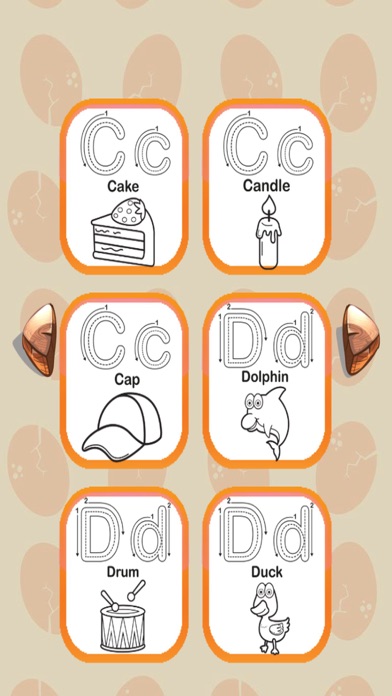 Captures d'écran de ABC Trace And Phonics Coloring Books : English Learning Free For Kids And Toddlers!