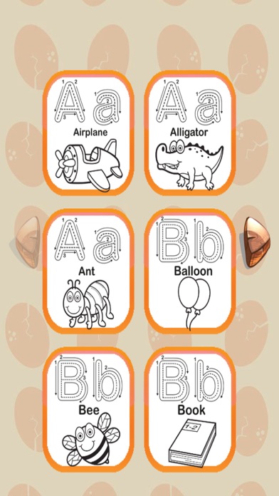 Captures d'écran de ABC Trace And Phonics Coloring Books : English Learning Free For Kids And Toddlers!
