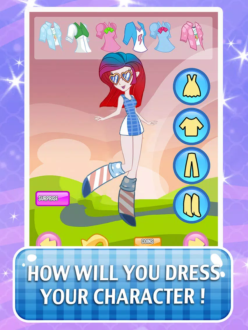 Princess Monster Dress-Up Games for Girls - High my little equestria pony characters edition iPad Screenshots