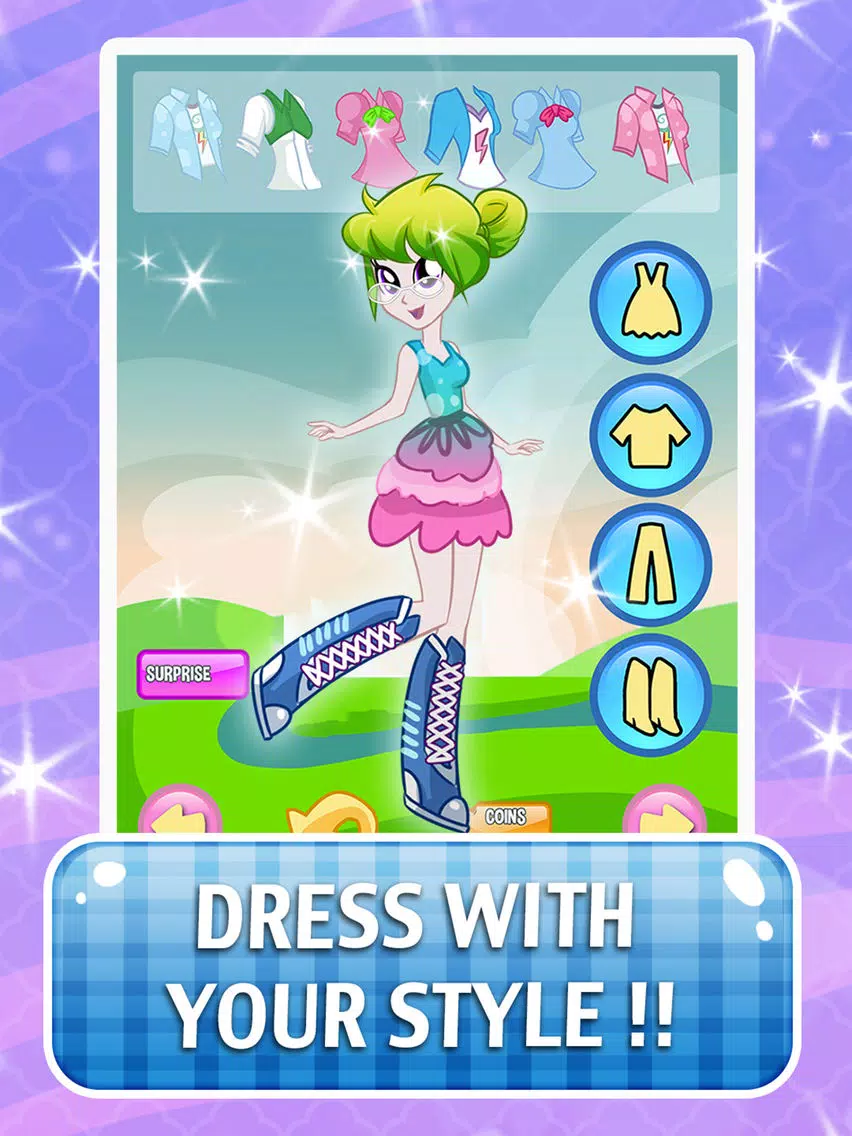 Princess Monster Dress-Up Games for Girls - High my little equestria pony characters edition iPad Screenshots