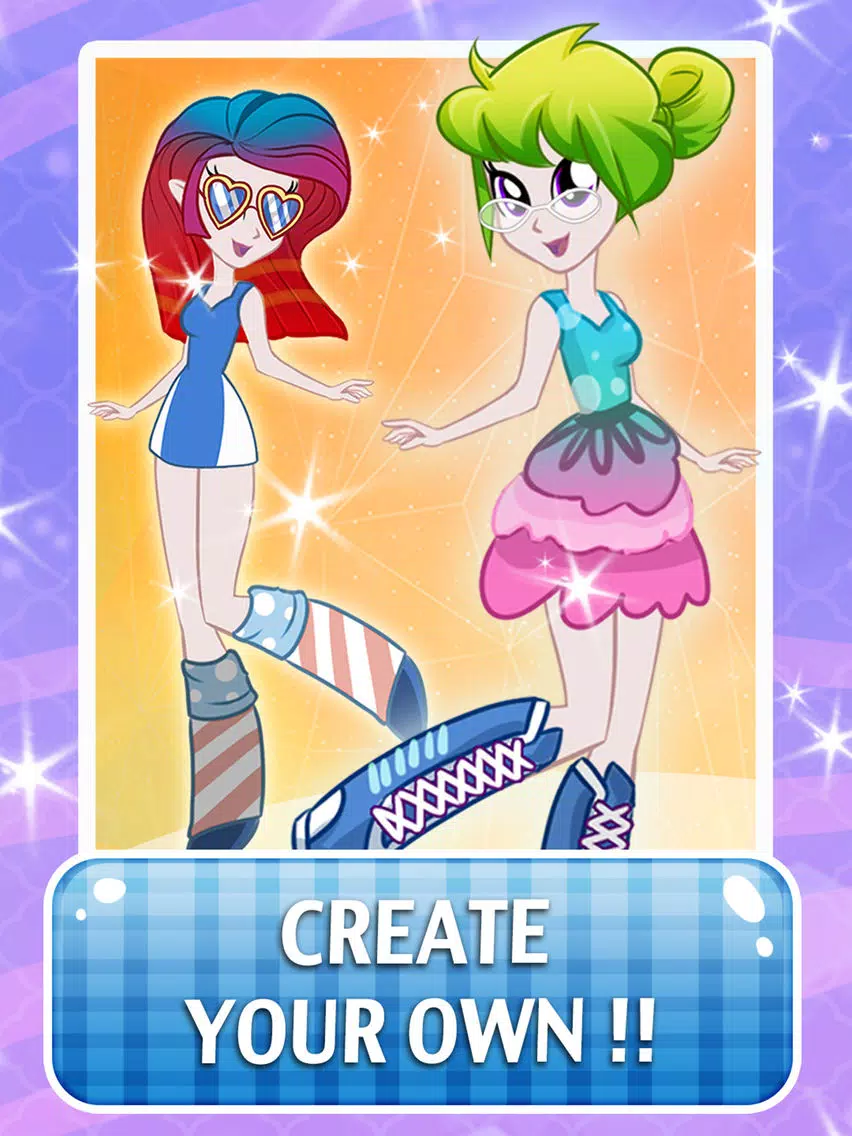 Princess Monster Dress-Up Games for Girls - High my little equestria pony characters edition iPad Screenshots