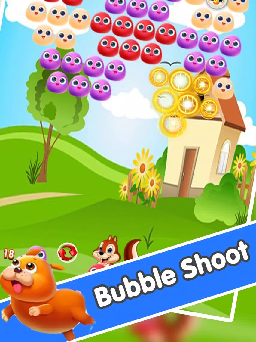 Shoot Lovely Bubble Bird iPad Screenshots