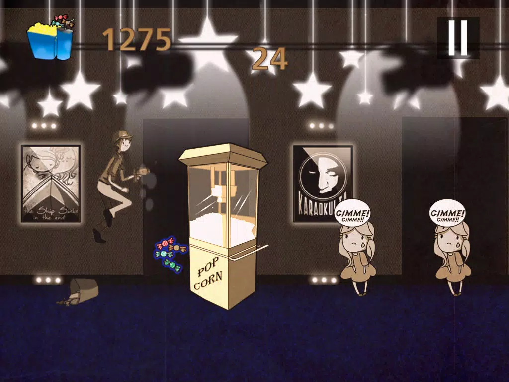 Ảnh chụp màn hình của A Popcorn Adventure - Dark Rush in a Cinema - Free Mobile Edition iPad 