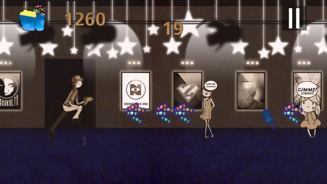 Ảnh chụp màn hình của A Popcorn Adventure - Dark Rush in a Cinema - Free Mobile Edition