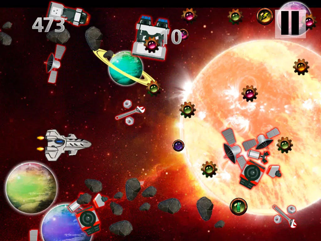 SlugCraft - Galaxy War Revolution - Free Mobile Edition iPad Screenshots