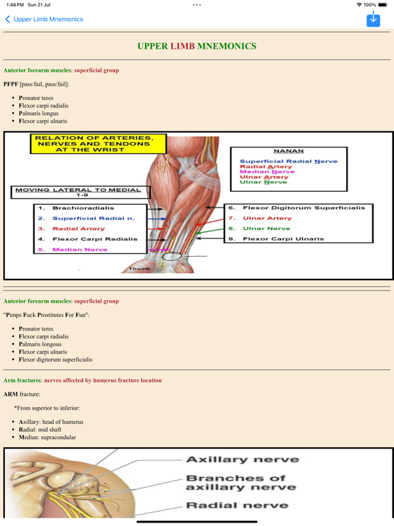 All Medical Mnemonics App iPad Screenshots