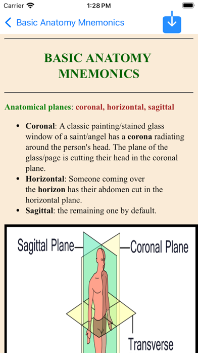 All Medical Mnemonics App Screenshots