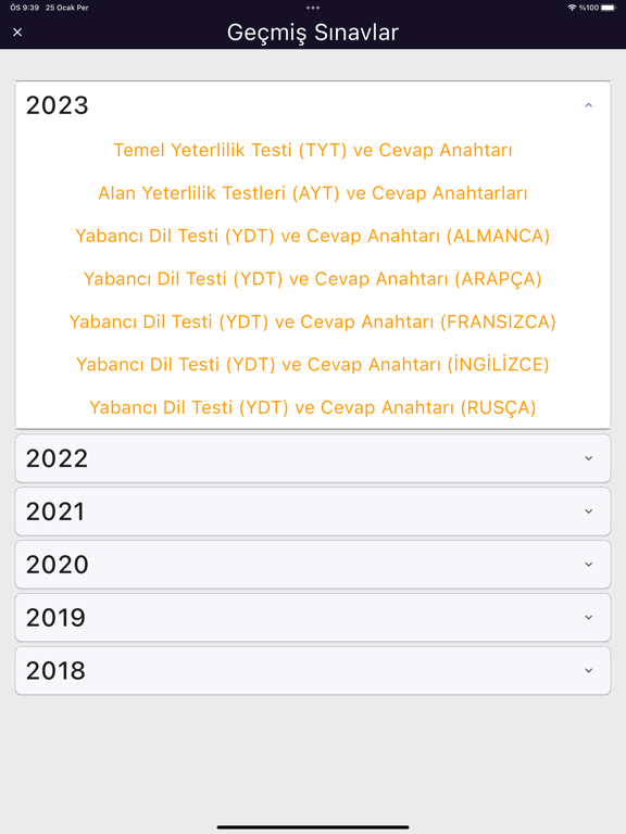 Sınava Odaklan: YKS DGS LGS iPad Screenshots