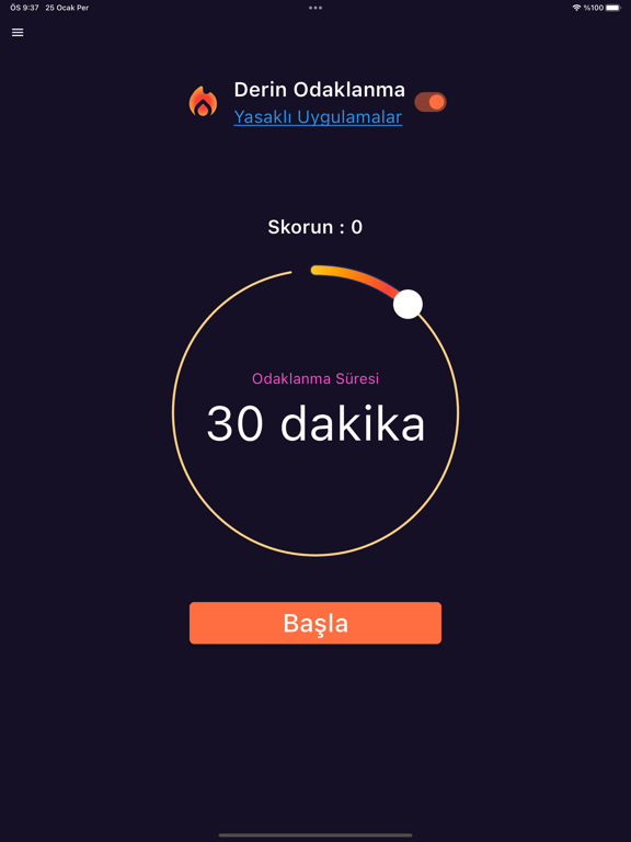 Sınava Odaklan: YKS DGS LGS iPad Screenshots