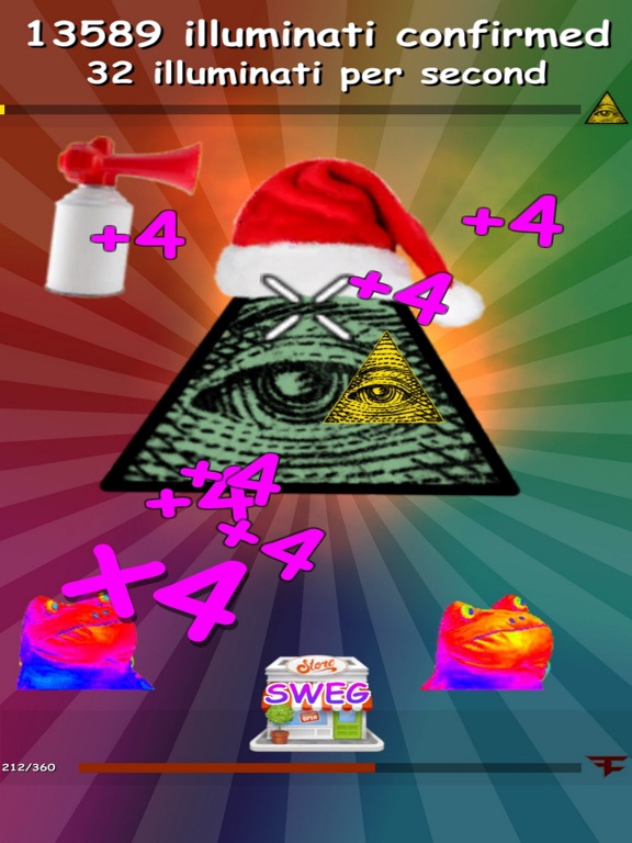 Zrzuty ekranu Meme Clicker - MLG Christmas iPad 
