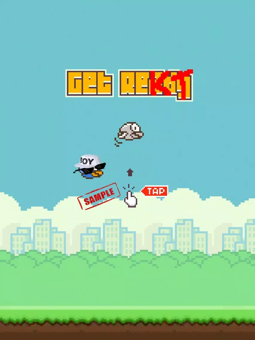 Ảnh chụp màn hình của Bird 420 - MLG Flappy edition iPad 