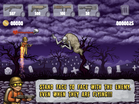 Shooting Battle Fighting - 2 Double Shot to Zombie By Commando Guns In Highway iPad  Screenshots