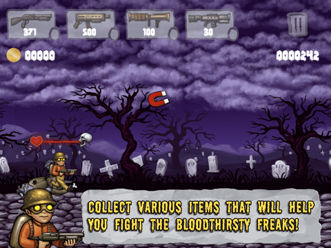 Shooting Battle Fighting - 2 Double Shot to Zombie By Commando Guns In Highway iPad  Screenshots