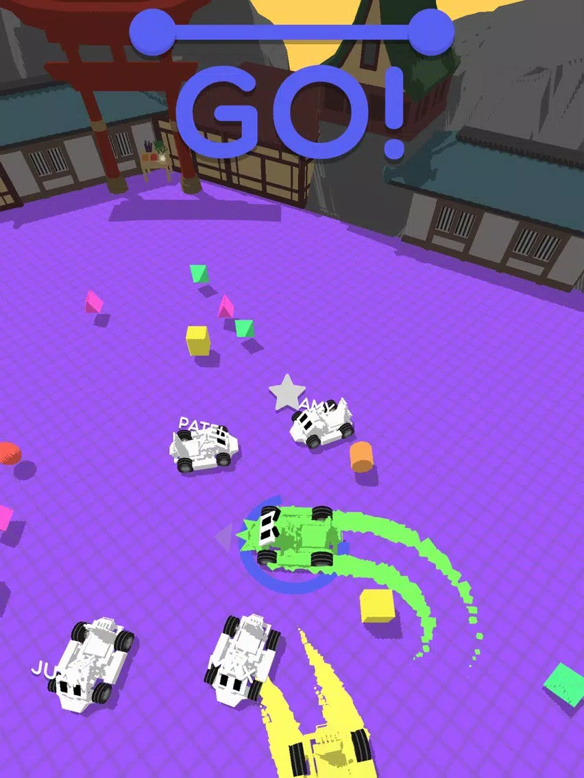 Tangkapan layar GO! Karts iPad 