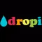 dropi - minimal design digital, clock, watch, for your desktop