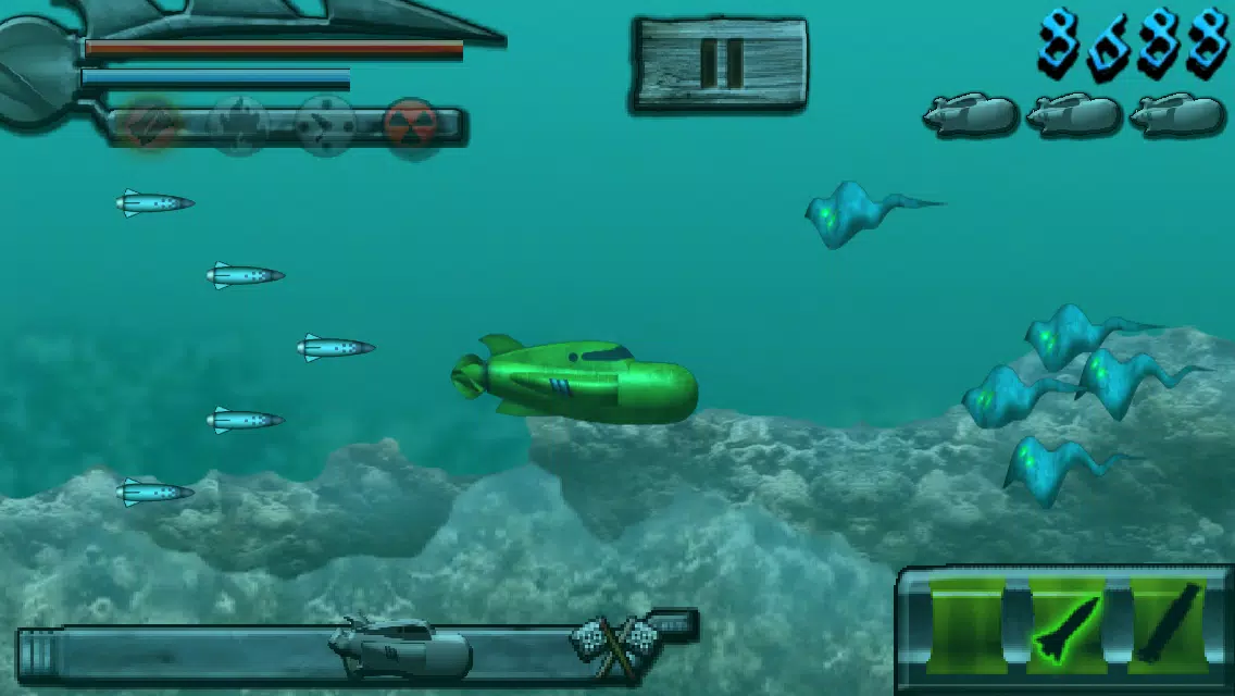 Sub Shooter Pro (Free Submarine Game) - Revenge of the Hungry Mafia Shark Screenshots