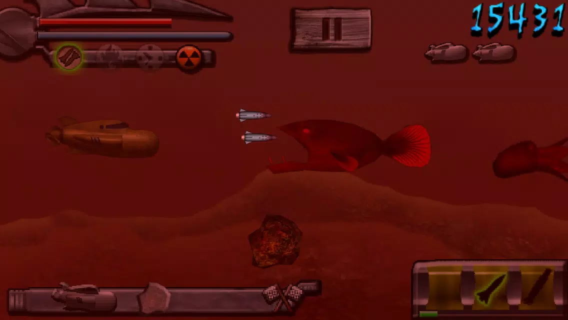 Sub Shooter Pro (Free Submarine Game) - Revenge of the Hungry Mafia Shark Screenshots