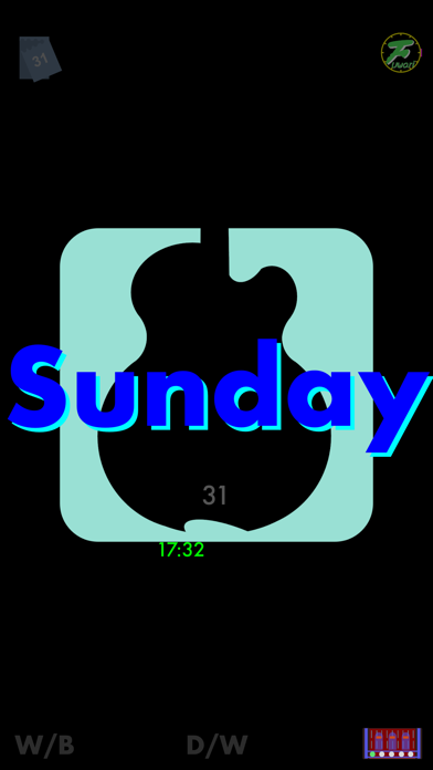 GuitarSilhouetteCalendar Screenshots