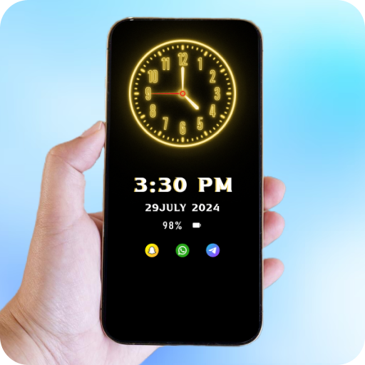 Always on Display Clock Widget Always on Display Clock Widget