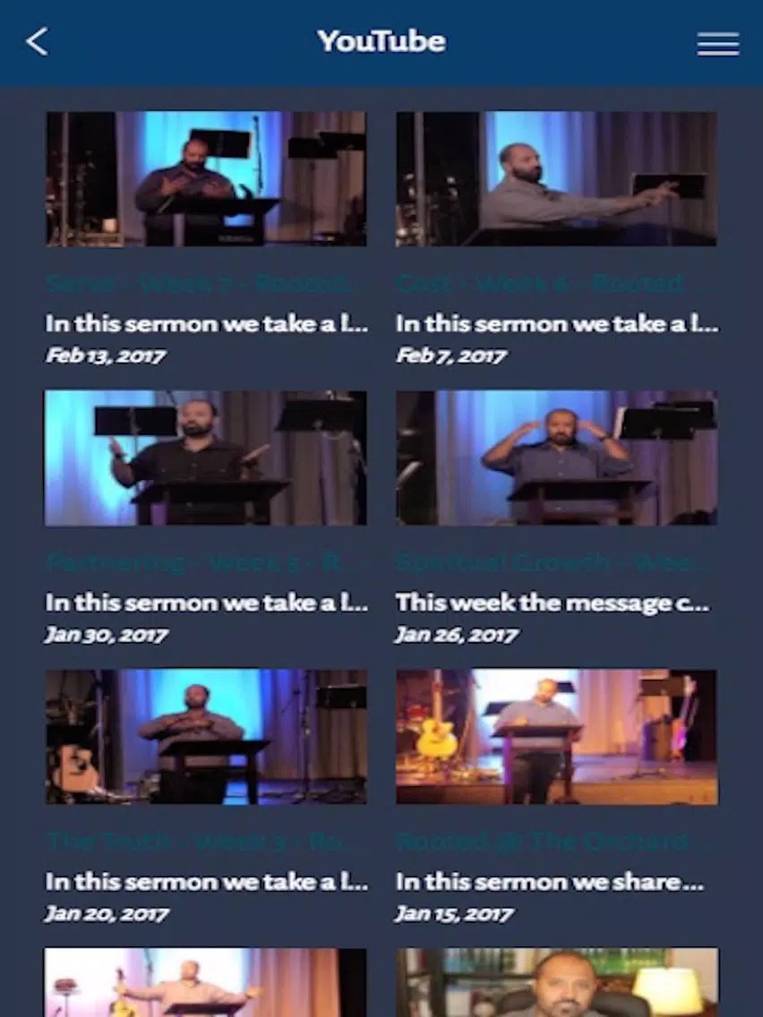 Orchard Community Church iPad Screenshots