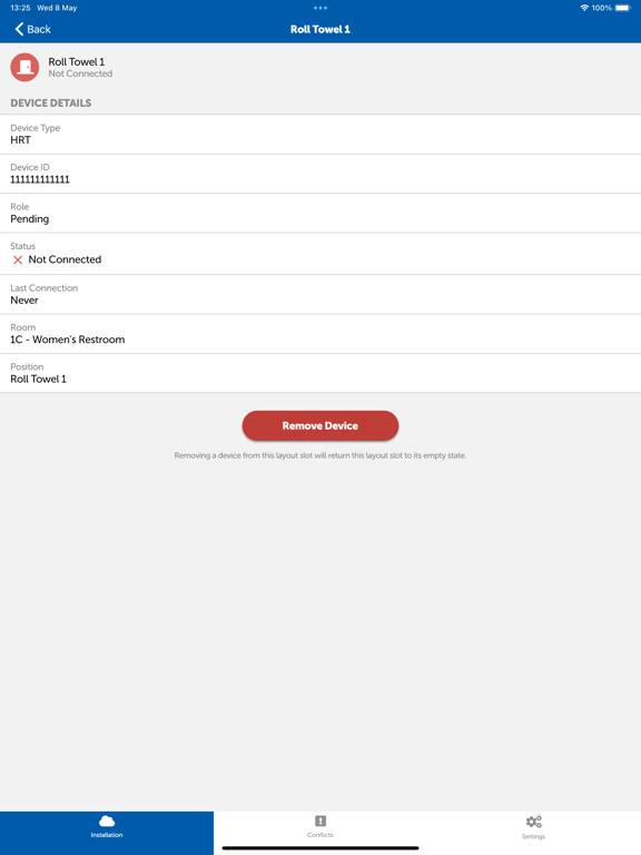 Onvation Installer iPad Screenshots