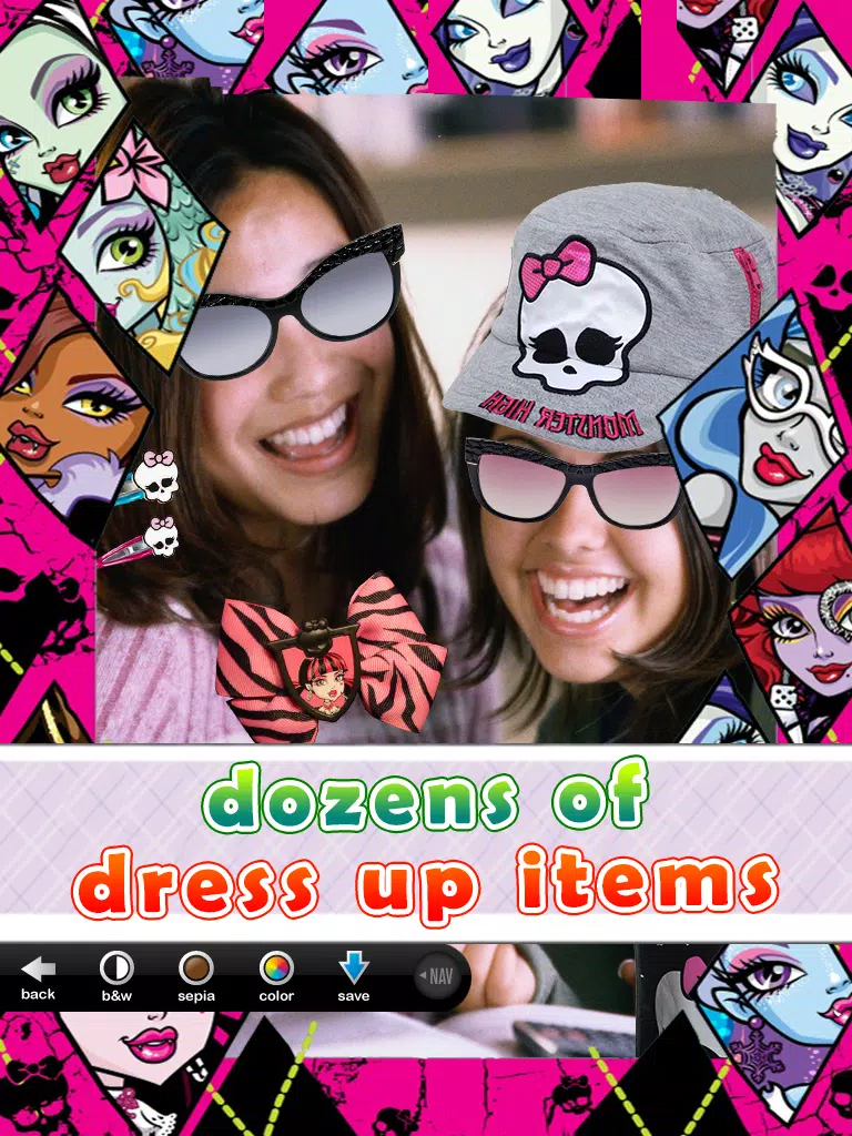 Monster Ghoul Photo Booth: Dress up, Photo Frames & Selfie Editor for Girls iPad Screenshots