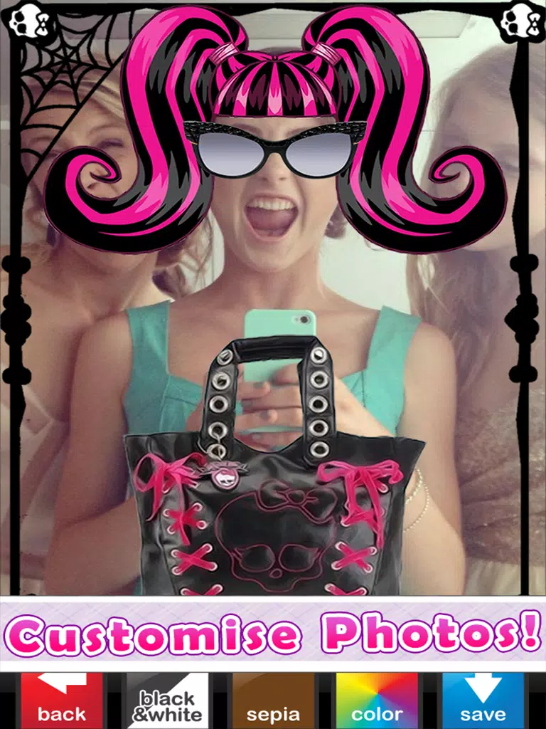 Monster Ghoul Photo Booth: Dress up, Photo Frames & Selfie Editor for Girls iPad Screenshots