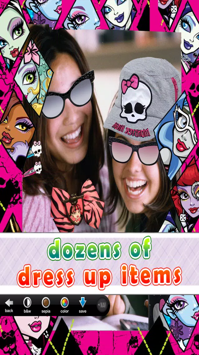 Monster Ghoul Photo Booth: Dress up, Photo Frames & Selfie Editor for Girls Screenshots