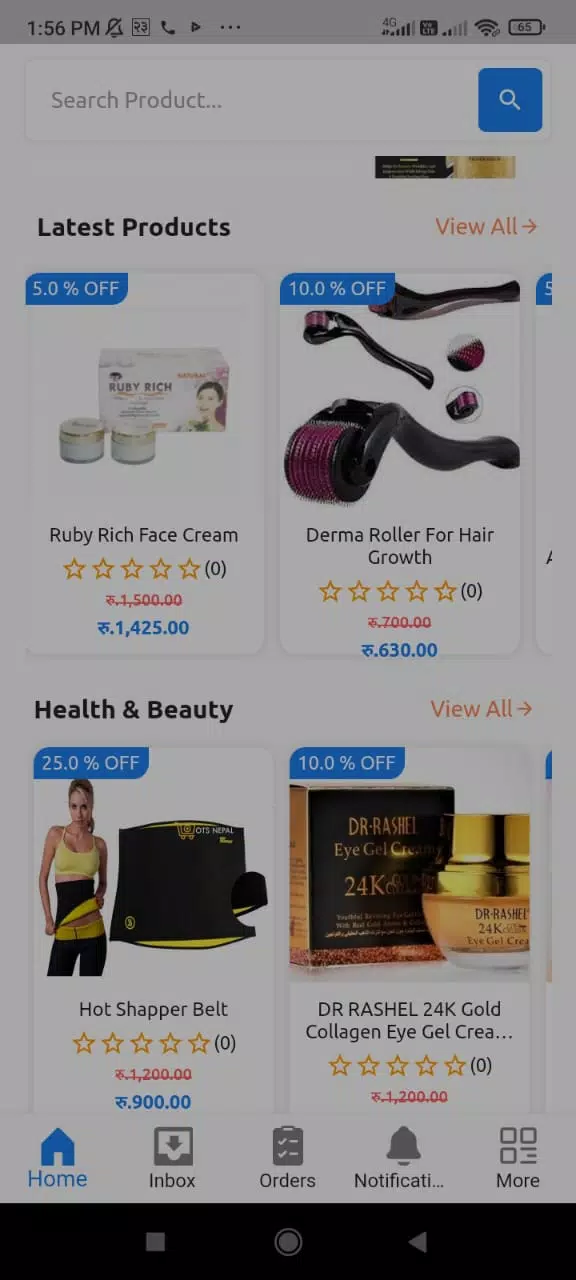 Multivendor Ecommerce App Demo Screenshots