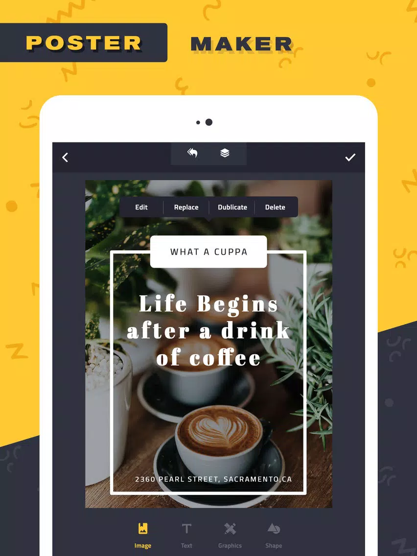 Poster Maker–Add Text to photo iPad Screenshots