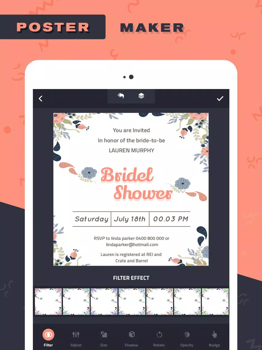 Poster Maker–Add Text to photo iPad Screenshots