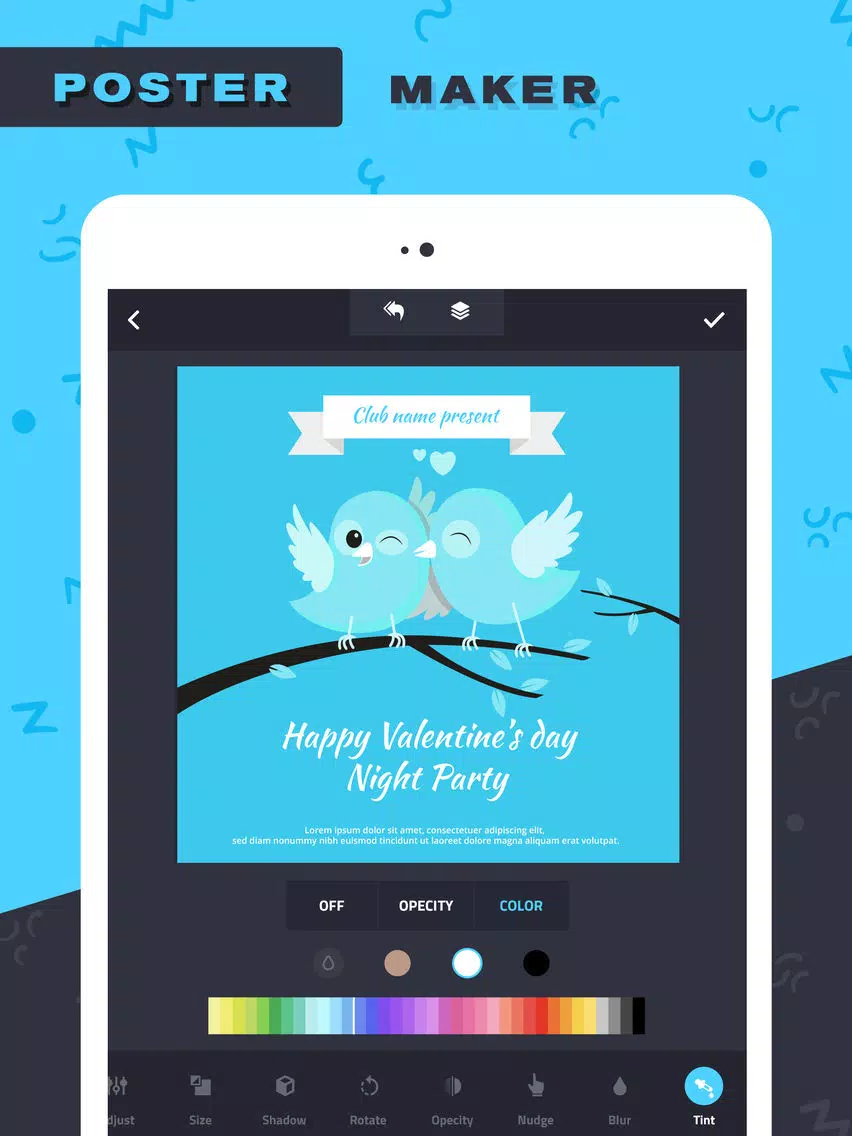 Poster Maker–Add Text to photo iPad Screenshots