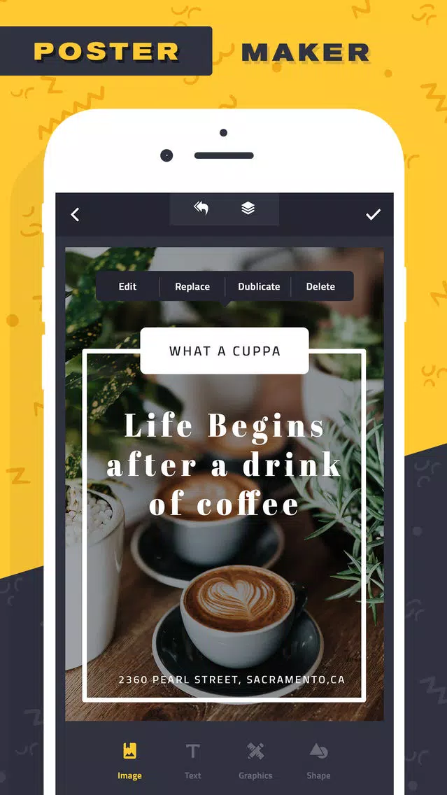 Poster Maker–Add Text to photo Screenshots
