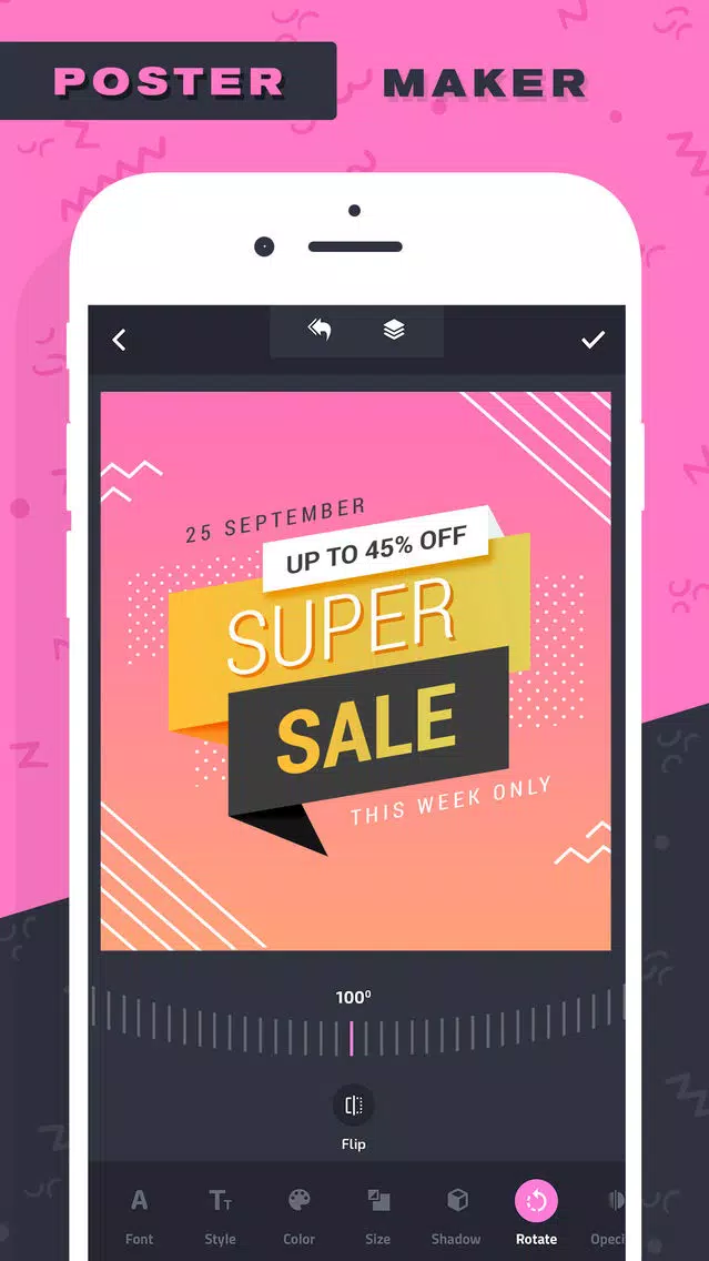 Poster Maker–Add Text to photo Screenshots