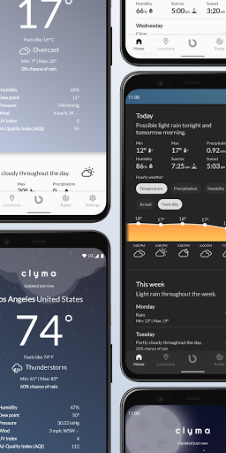Clyma Weather: Simple, Multi-s Screenshots