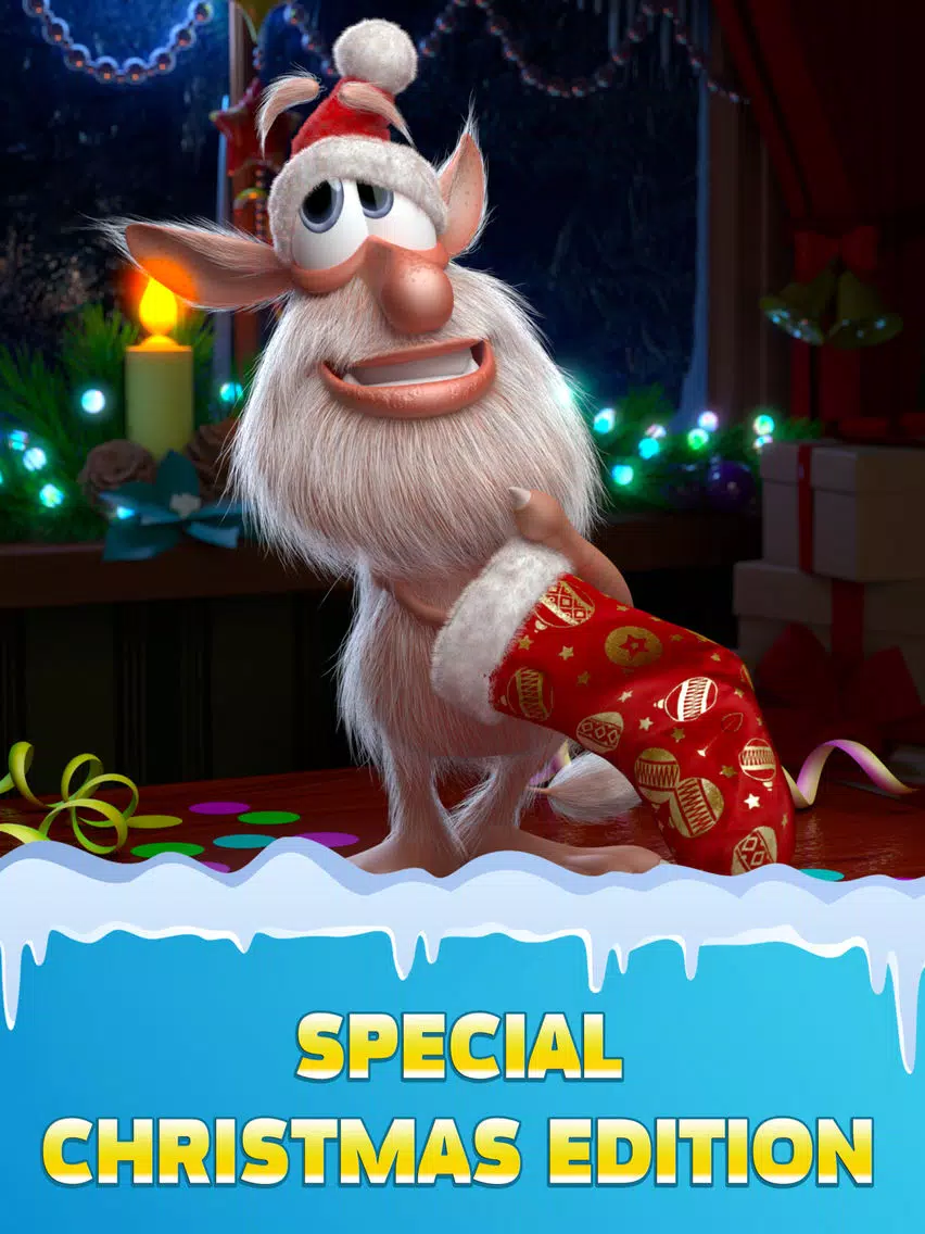 ภาพหน้าจอของ Talking Booba: Santa’s Pet iPad 