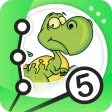 Dino Dot-to-Dot Coloring