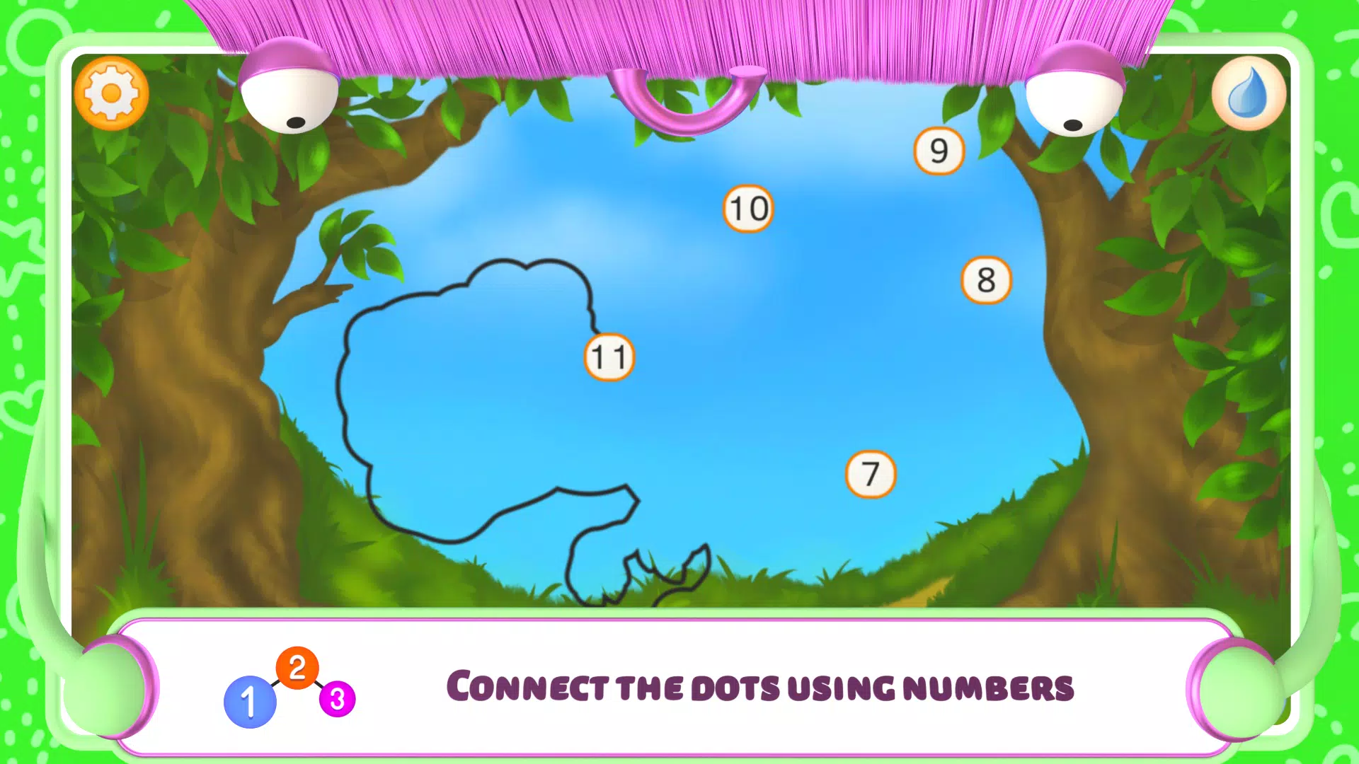 Dino Dot-to-Dot Coloring Screenshots