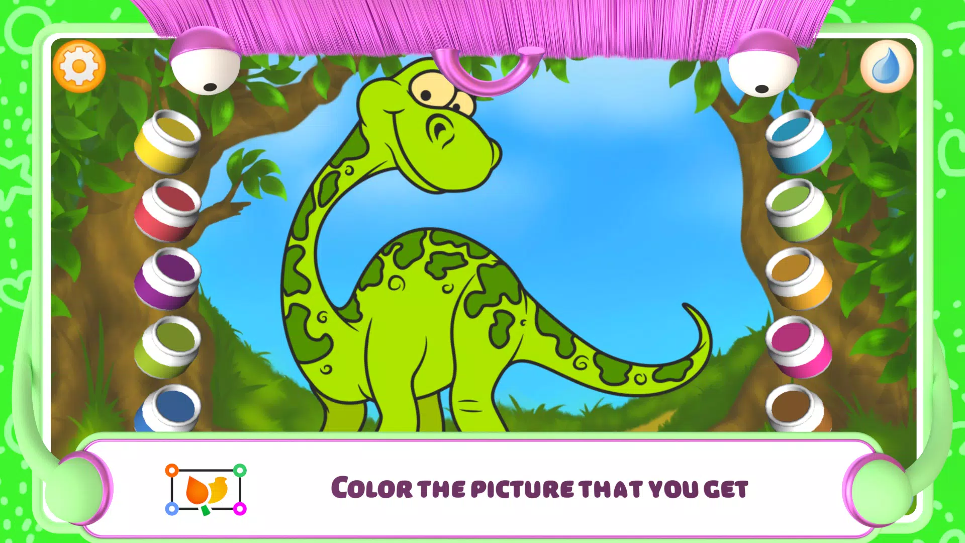 Dino Dot-to-Dot Coloring Screenshots