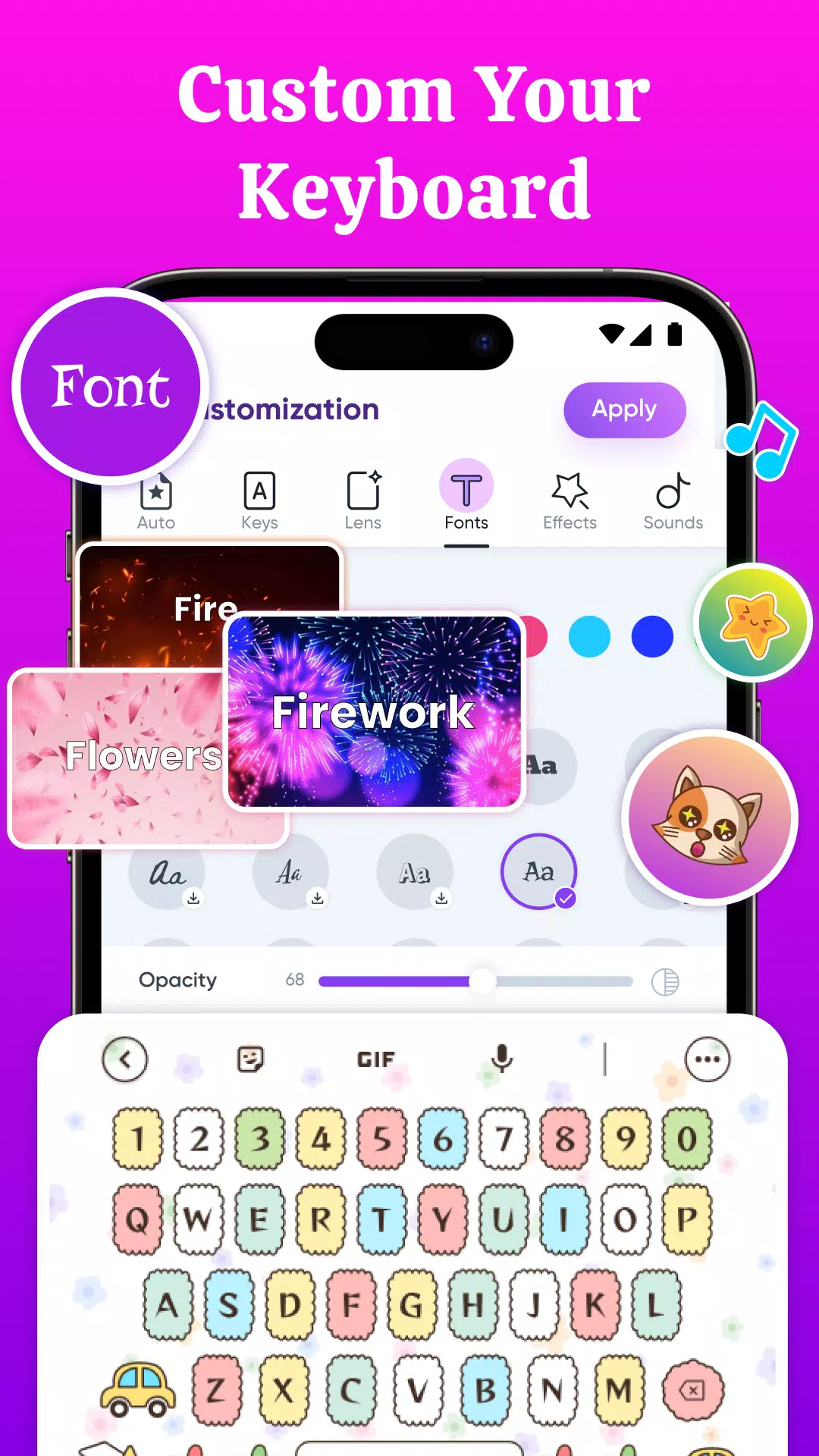 Fonts Keyboard: Emoji & Fonts Screenshots