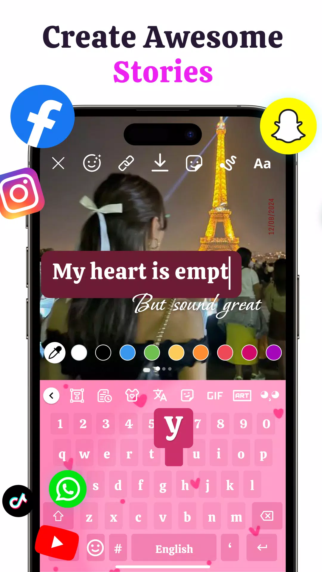 Fonts Keyboard: Emoji & Fonts Screenshots
