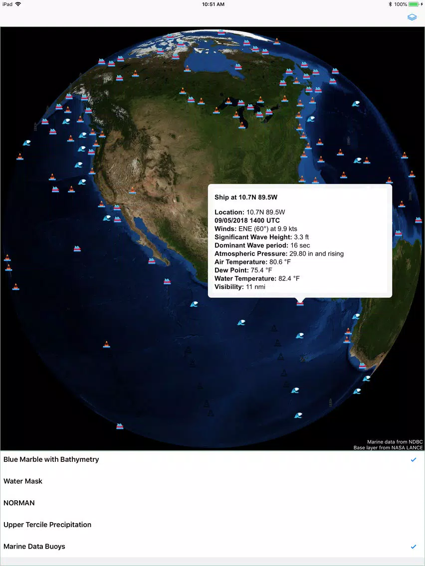 تصاویر Oceans Now iPad
