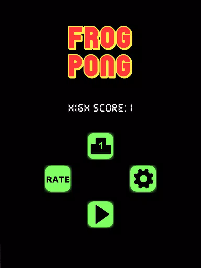 Tangkapan skrin Frog Pong iPad 