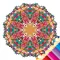 nature mandala coloring book art therapy for adult