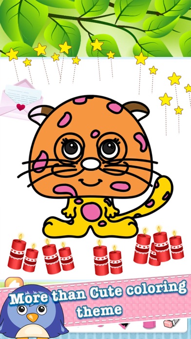 Safari Animals Drawing Coloring Book - Cute Caricature Art Ideas pages for kids应用截图